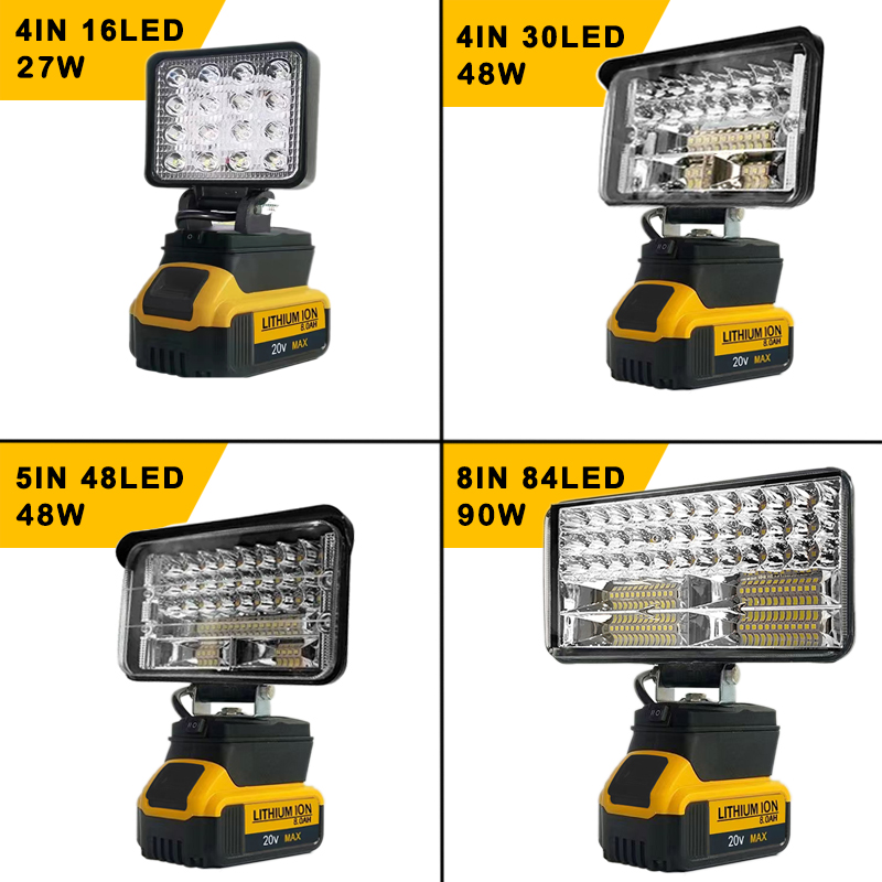 Portable LED spotlight detail photo 10